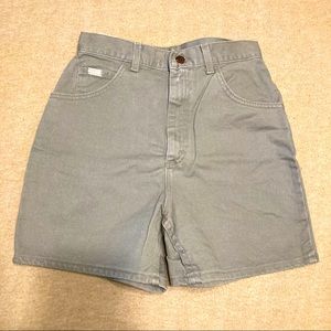 Gray Relaxed Fit Lee Jean Shorts